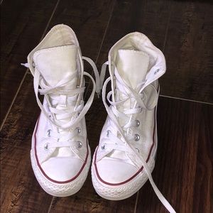 White high top converse